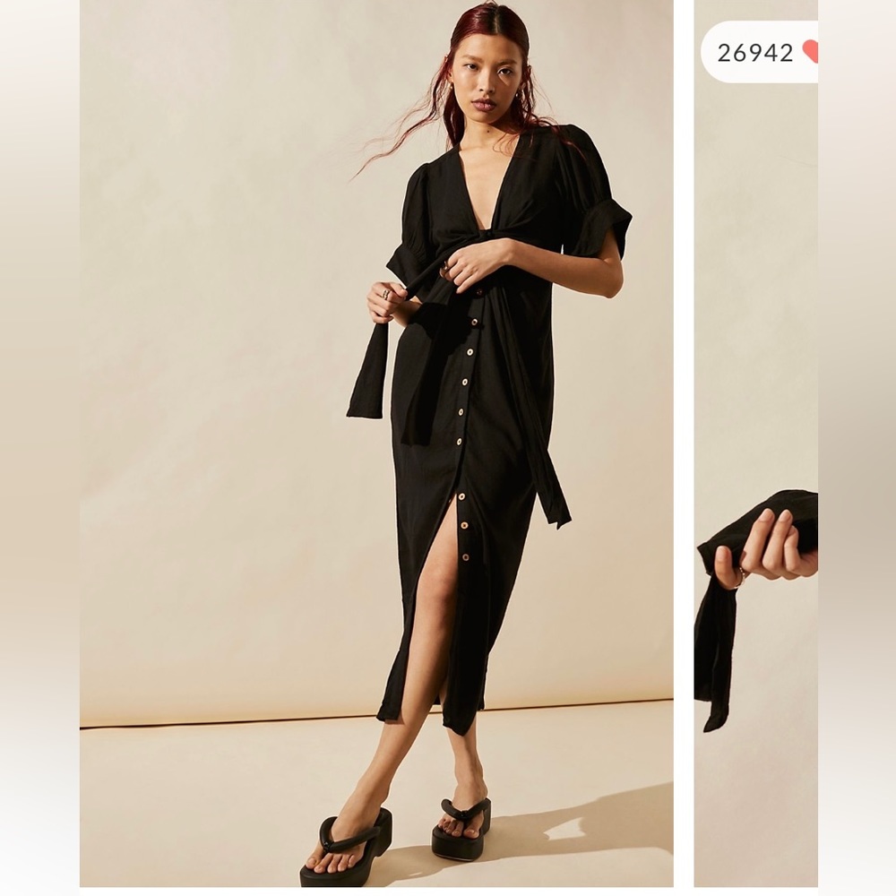 Free People Vintage Summer MIDI Dress